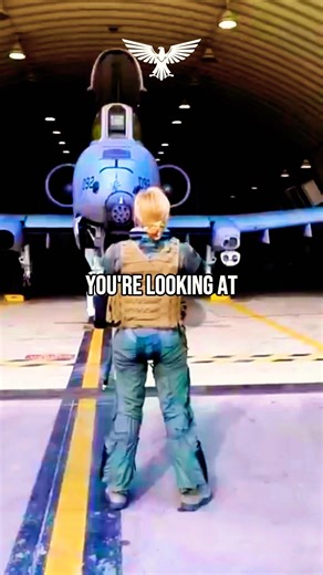Fierce Female A-10 Warthog Pilot Does What Fast Jets Can't 🇺🇸 #Shorts