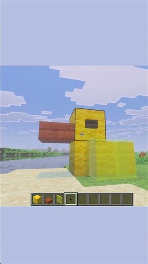 How to Make a Duck in Minecraft!! #minecraft #mcyt #fypシ゚viral #minecraftshorts #minecraftgameplay