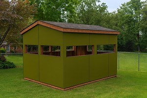 8x10 Deer Blind Plans - 360 Degree Windows on All Sides, 2x4 Framing 16" OC – DIY Hunting Blind - PDF Download - Etsy