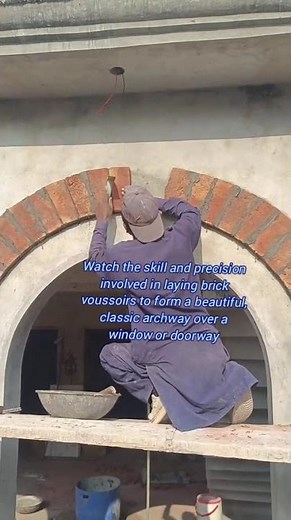 Crafting the Perfect Arch: Traditional Brick Installation