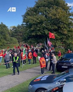 Protestë masive në Hagë – Nuk u shihet fundi qytetarëve që erdhën në mbështetje të krerëve të UÇK-së | ATV Videos