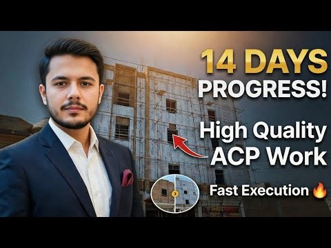High Quality ACP Cladding Work – 2 Weeks Project Progress