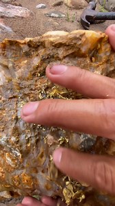 2.7M views · 23K reactions | A rare stone was Split open and its contents were very surprising | Gold Discovery Armin | Facebook