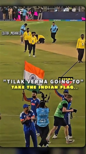 Respect for Tilak Verma and One Indian Supportive Staff🫡❤️‍🩹#shorts #cricket #tilakvarma #indianflag
