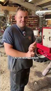 He restores a wrecked tractor to brand new! 👏 #tractor #mechanic #tools
