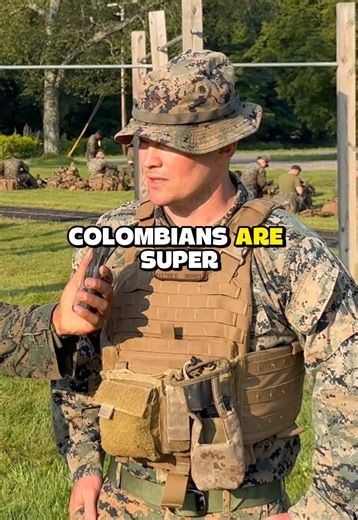 Colombian Marines vs U.S. Marines 🤔 #military #marines #army #navy #airforce