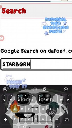 tutorial starborn font! ||GOOGLE #tutorial #starborn