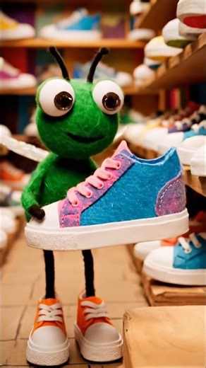 Shoe Fly 👟 Cute Stop Motion Sneaker Bug Short