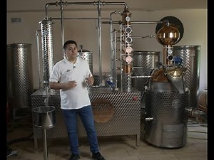 Commercial and traditional distillation still 150 L side column - Making Cognac