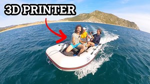 I 3D printed while driving on bumpy roads! 🚗