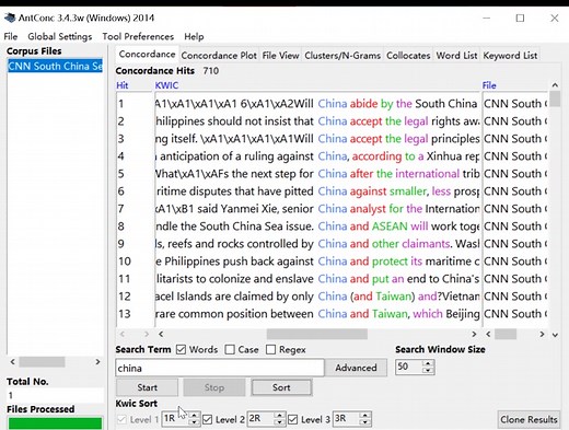 自制AntConc使用教程