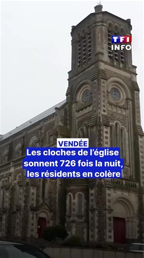 🔔 Le jour comme de nuit, La Garnache, en Vendée, vit au rythme des cloches. 726 fois par nuit ! Exaspérés, certains riverains ont lancé une pétition pour faire cesser le fonctionnement du carillon la nuit. Le maire, lui, se défend. Il entend les administrés, mais ne peut ignorer la spécificité du patrimoine de sa commune. | TF1 INFO
