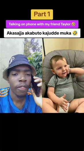 Talking on phone with my friend Taylor 😂 Akasajja kafuuwa 🤣 #fyp #foryoupage❤️❤️ #creatorsearchinsight #newtiktokersupporters