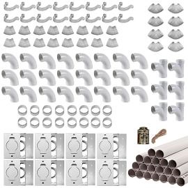 8-Inlet Central Vacuum Installation & Pipe Kit