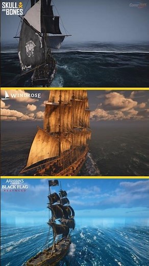 Crossing Map Boundary Comparison - AC Black Flag Resynced vs Windrose vs Skull and Bones