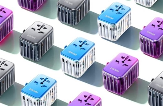 Passport III 65w travel adapter can charge 6 devices simultaneously