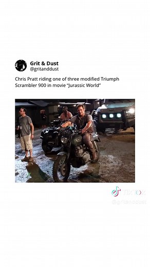 Custom Triumph Scramblers Built for Jurassic World