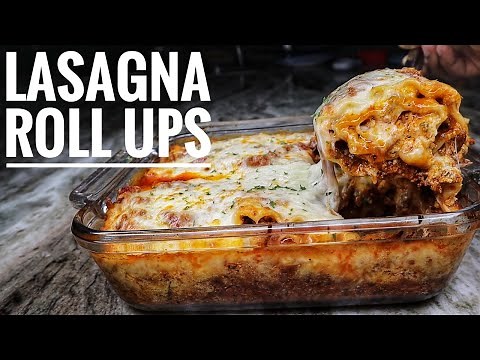 Easy Lasagna Roll Ups| Extremely Meaty, Saucy and Cheesy