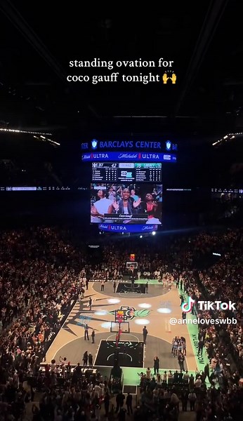 EVERYONE WATCHES WOMENS SPORTS 😇🫶🏻 #nyliberty🗽🏀 #fypシ #cocogauff #tennis #wnba #wbb #basketball @Coco Gauff