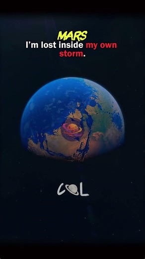Mars vs Fastest Winds planets Ever #spacex #wind #planet #fastest #mars #explorer