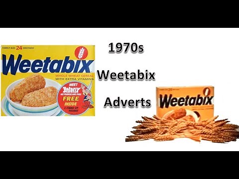 (1970s) Weetabix Cereal Advert Compilation