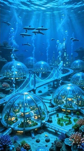 🌊 Building the World's First Underwater City! #youtubeshorts #shorts