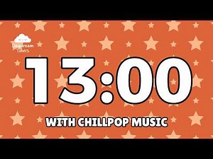 13 Minute Classroom Timer with Chillpop Music ⭐ Calming Star Background