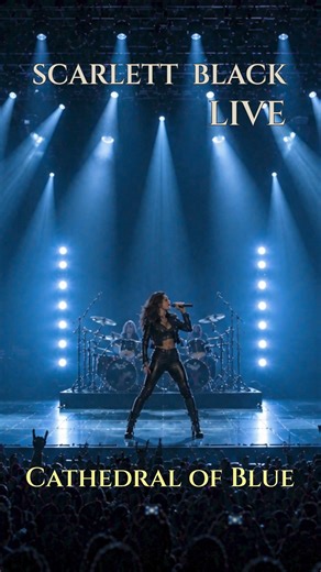 Scarlett Black – Cathedral of Blue LIVE 🔵 Cinematic Energy
