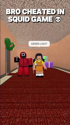 2D in squid game 💀#roblox #squidgame #shorts #mm2