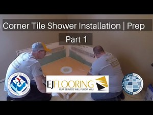 How To Install Corner Tile Shower | Part 1 | Prep