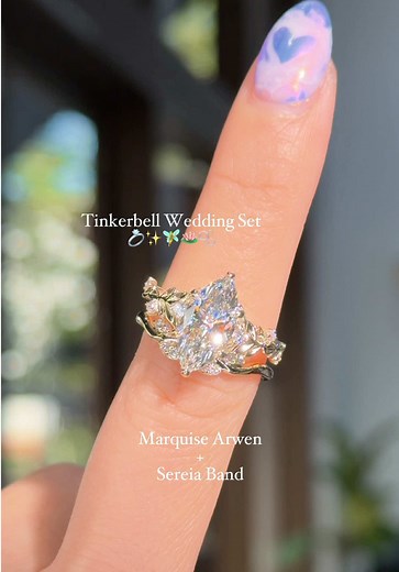 Fantasy-Inspired Wedding Jewelry Sets for Magical Moments