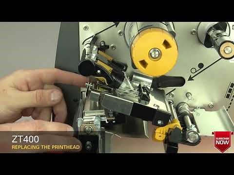 How to Replace Zebra ZT410 Print head | Zebra ZT410 Series | Zebra Barcode Printer