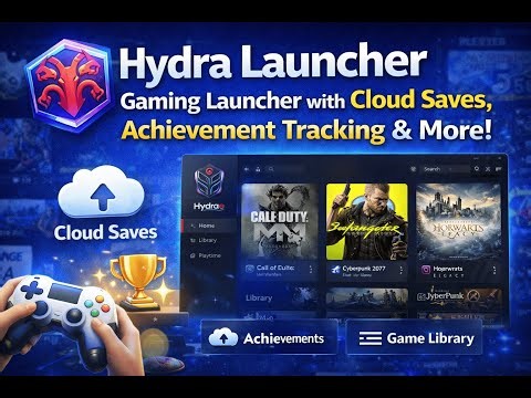 🎮🚀 Hydra Launcher — Gaming Launcher with Cloud Saves, Achievement Tracking & More! | AquaTechFantasy