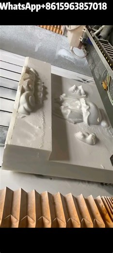 Stone Carving on Autopilot: How This CNC Machine Works While You Relax #cnc #stone #machine