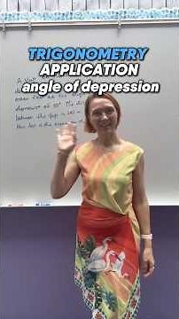 Trigonometry Application: angle of depression