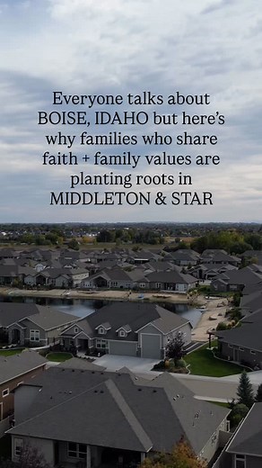 Everyone talks about Boise. And don’t get me wrong, Boise is incredible. It’s the hub, it’s growing fast, and it’s full of opportunity. But when I sit down with families who share strong faith and family values, the conversation almost always shifts to the small towns right outside of Boise… places like Middleton and Star. Here’s why 👇 Community over chaos. In Middleton and Star, neighbors look out for each other. People wave when you walk by. Your kids actually know the kids down the street. T