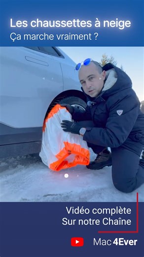 Comment installer des chaussettes à neige ? ￼