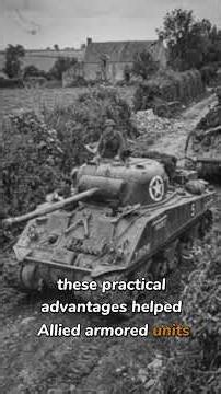 The Sherman in Normandy #ShermanTank #Normandy #WWIIHistory