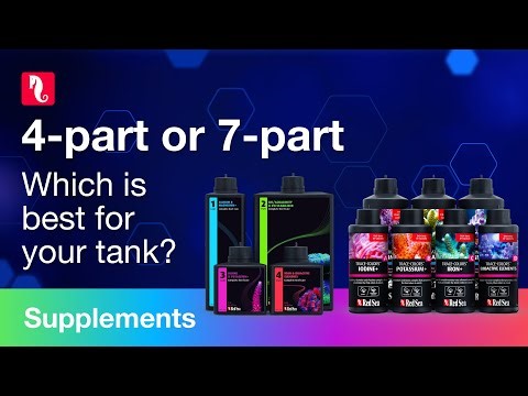 Red Sea’s supplement programs - 4-part or 7-part?