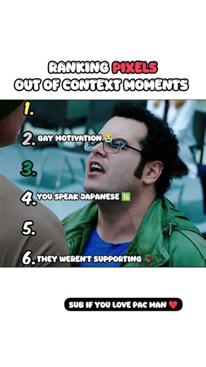Ranking Pixels Movie Silly Out Of Context Moments 🤭