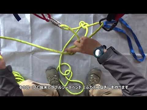 ロープ ツーポイントアンカー 固定分散