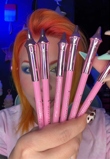 @Jeffree Star Cosmetics @Jeffree Star new Velour Lip Liners are here and we are swatching the first 6 that released in Casper last weekend. The full line up will be here Friday!! Who’s getting them all? #lipliner #lip #makeup #newmakeup #jeffreestarcosmetics