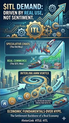 Beyond Hype: Why $ITL Demand Flows from Real Economy Transactions #short