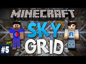 Minecraft SKY GRID #5 with Vikkstar & Ali A (Minecraft Skygrid Survival)