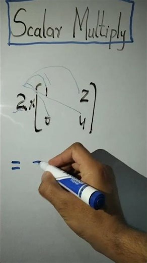 Scalar Multiplication of Matrices | Easy Explanation with Examples 🔥(‪@MuhammadMustafaShah-u4x‬ )