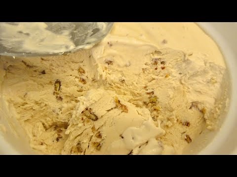 Easy to make BUTTER PECAN ICE CREAM using only 5 ingredients