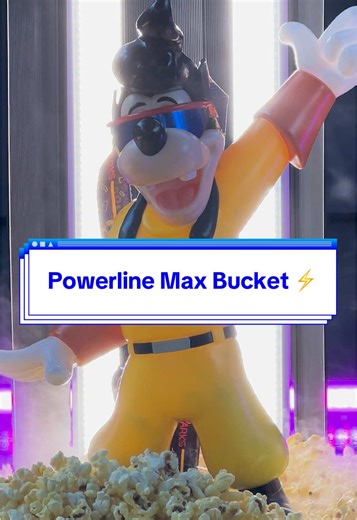 Powerline Max Bucket Popcorn at Disneyland Experience