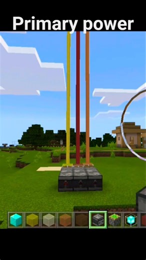 Minecraft primary power in Minecraft 🫢#shorts