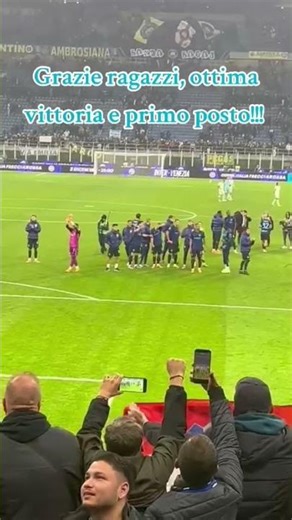 Ed è una vittoria importantissima! Grandissimi!💙🖤#internos #Inter #seriea #footballtalk #forzainter
