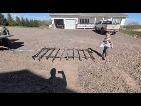 Sweet Food Plot or Driveway ATV Spike Drag